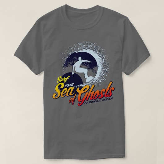 Surf Het Zee van Geesten T-shirt (Design voorkant)