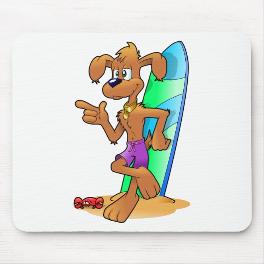 Surf Hond Muismat (Voorkant)