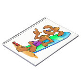 Surf Hond Notitieboek (Linkerzijde)