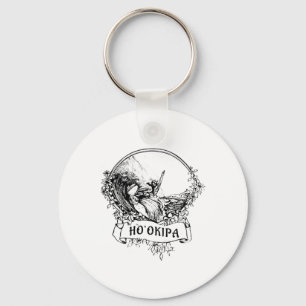 Surf Hookipa Maui Hawaii Vintage Retro Surfen Sleutelhanger