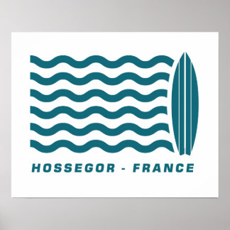 Surf Hossegor Frankrijk Poster