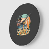 Surf Hound Retro Strand Zomer Grote Klok (Hoek)