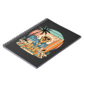 Surf Hound Retro Strand Zomer Notitieboek (Linkerzijde)