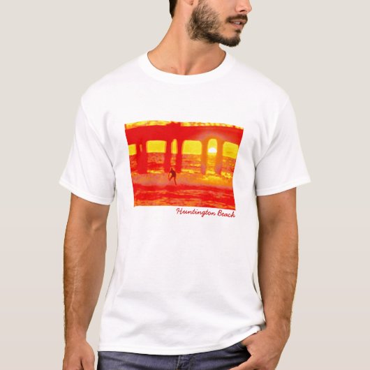 Surf Huntington Beach T-shirt (Voorkant)