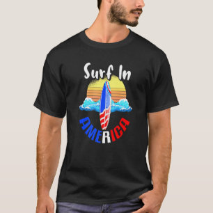 Surf in Amerikaanse overzeese staten T-shirt