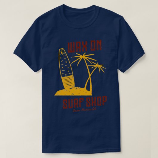 surf in Californië T-shirt (Design voorkant)