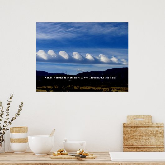 Surf in de lucht poster (Keuken)