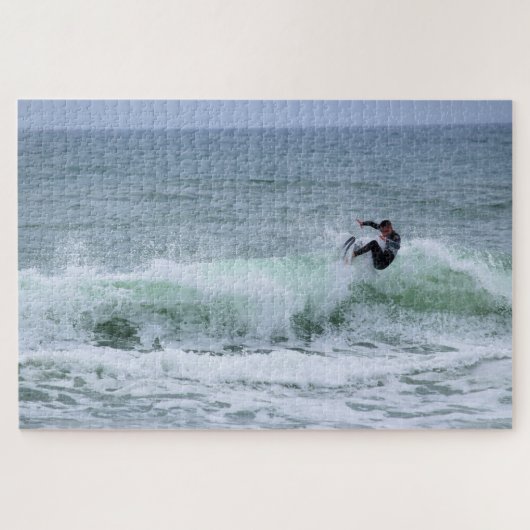 Surf in Florida - Cocoa-strand - 20x30 Legpuzzel (Horizontaal)