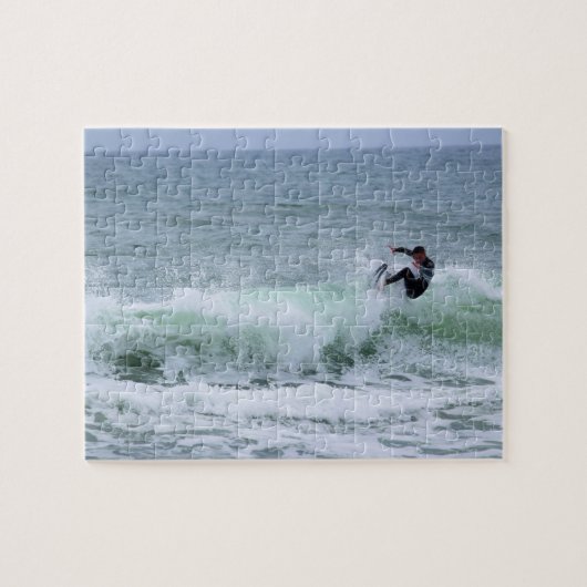 Surf in Florida - Cocoa-strand - 8x10 Legpuzzel (Horizontaal)