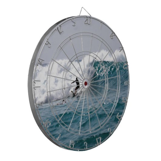 Surf in Hawaï! Dartbord (Voorkant Links)