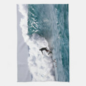 Surf in Hawaï! Theedoek (Verticaal)