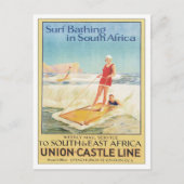  Surf in Zuid-Afrika Briefkaart (Voorkant)