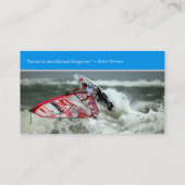 Surf Instructor | Actief surfplanherstel Visitekaartje (Achterkant)