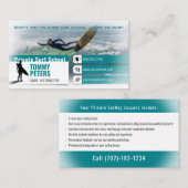 Surf Instructor |  Surfboard Active Sports Visitekaartje (Voorkant / Achterkant)
