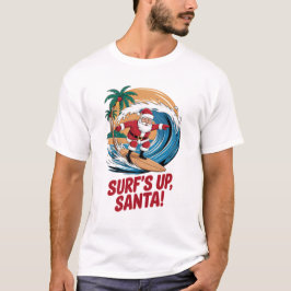 Surf is kerstmis t-shirt