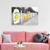 SURF IS OMHOOG! 16x24 Canvas Afdruk (Insitu (Woonkamer))