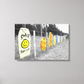 SURF IS OMHOOG! 16x24 Canvas Afdruk (Voorkant)