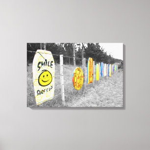 SURF IS OMHOOG! 16x24 Canvas Afdruk