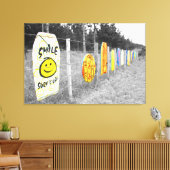 SURF IS OMHOOG! 32x48 Canvas Afdruk (Insitu (Woonkamer))