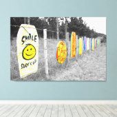 SURF IS OMHOOG! 32x48 Canvas Afdruk (Insitu (Houten vloer))
