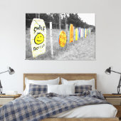 SURF IS OMHOOG! 32x48 Canvas Afdruk (Insitu (Slaapkamer))