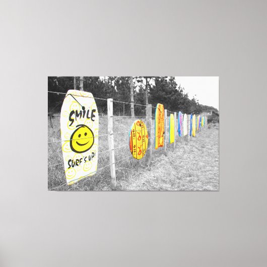 SURF IS OMHOOG! 40x60 Canvas Afdruk (Voorkant)
