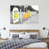 SURF IS OMHOOG! 40x60 Canvas Afdruk (Insitu (Slaapkamer))