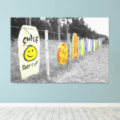 SURF IS OMHOOG! 40x60 Canvas Afdruk (Insitu (Houten vloer))