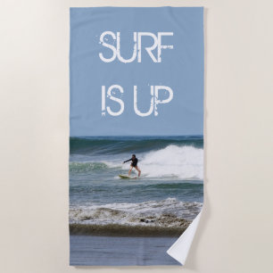 Surf is omhoog strandlaken