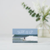 Surf is omhoog visitekaartje (Staand voorkant)