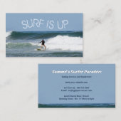 Surf is omhoog visitekaartje (Voorkant / Achterkant)
