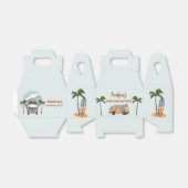 Surf is op de grote één Surf eerste verjaardag Bedankdoosjes (Uitgevouwen)