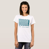 Surf Jeffreys Bay Zuid-Afrika T-shirt (Voorkant volledig)