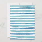 Surf jongen luau verjaardagsthema kaart (Achterkant)