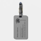 Surf, just surf. In red and gray Bagagelabel (Achterkant verticaal)