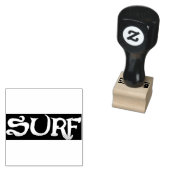 Surf kleine rubberen stempel w handvat (Gestempeld)