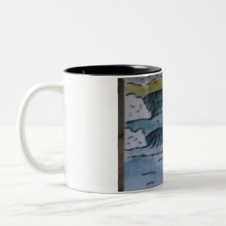 Surf Koffie-Mok Tweekleurige Koffiemok