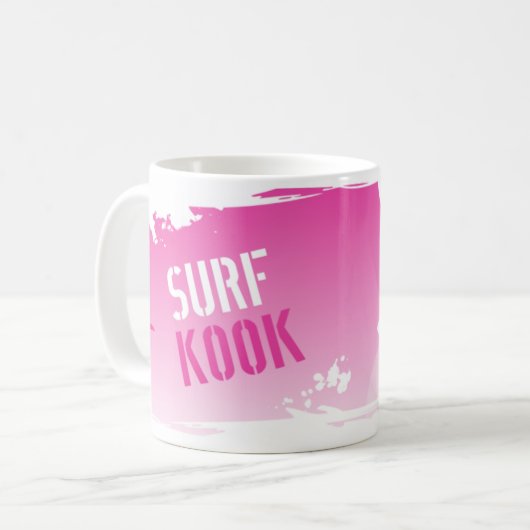 Surf Kook Koffiemok (Voorkant links)