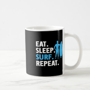 Surf Kunst Voor Mannen Vrouwen Surfer Surfplank Li Koffiemok