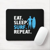 Surf Kunst Voor Mannen Vrouwen Surfer Surfplank Li Muismat (Met muis)
