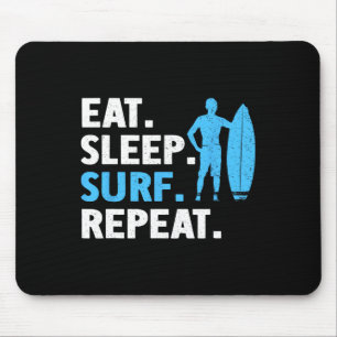 Surf Kunst Voor Mannen Vrouwen Surfer Surfplank Li Muismat