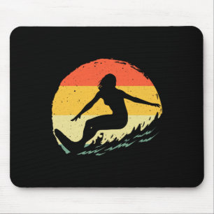Surf Kunst Voor Vrouwen Meisjes Strand Surfer Hawa Muismat
