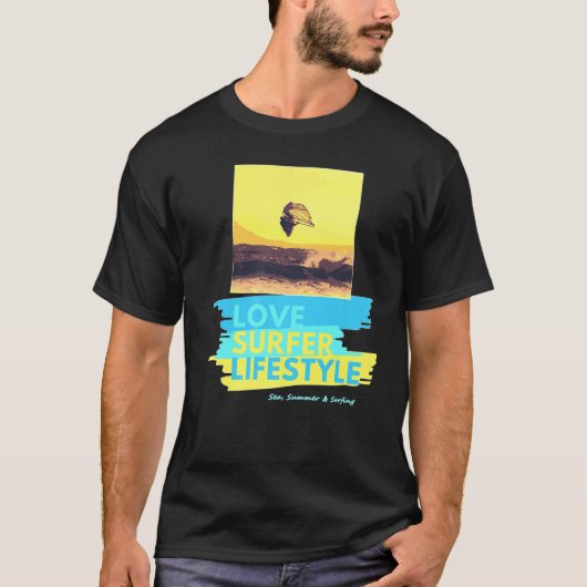 Surf kweekvijver t-shirt (Voorkant)