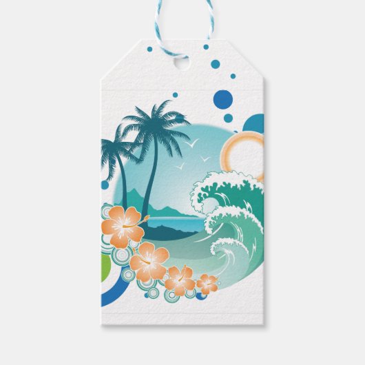 Surf Label Cadeaulabel (Voorkant)