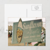 Surf Lessen Briefkaart (Voorkant / Achterkant)