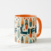 Surf Leven (naam) Mok (Voorkant rechts)