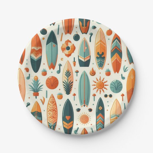 Surf Leven Papieren Bordje (Voorkant)
