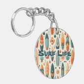Surf Leven Sleutelhanger (Voorkant Links)