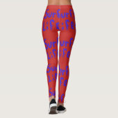 surf leven Thunder_Cove rood blauw Leggings (Achterkant)