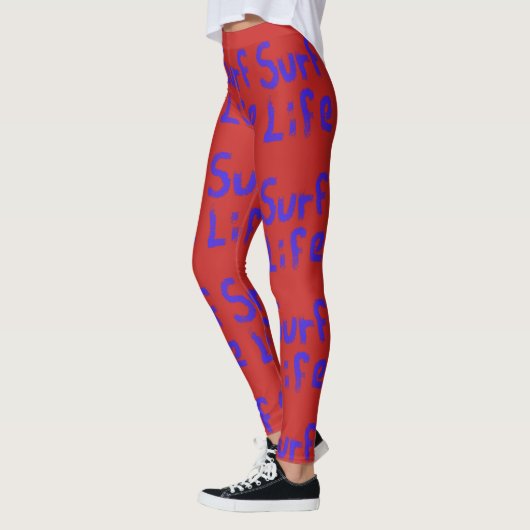 surf leven Thunder_Cove rood blauw Leggings (Links)